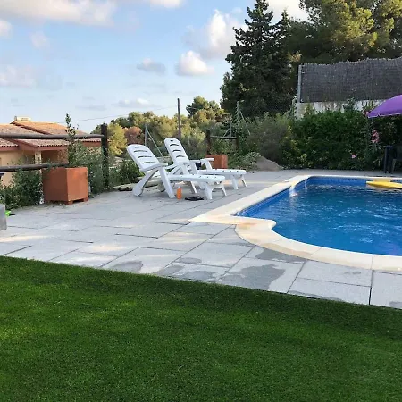 Сasa de vacaciones Casa Bella Vista En Montaña Con Vistas Al Mar Y Piscina Privada Cunit